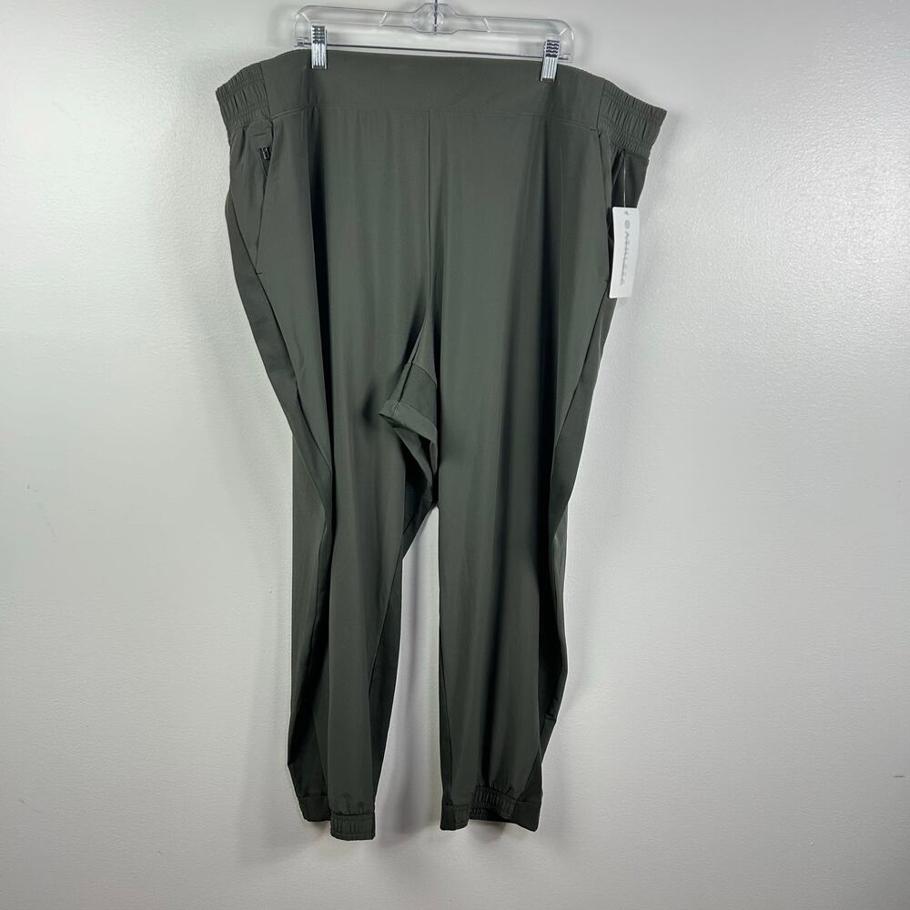 NEW Athleta Brooklyn Jogger Army Olive Green Women’s Plus Size 26 Athletic Wear